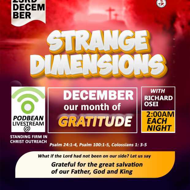 OUR MONTH OF GRATITUDE